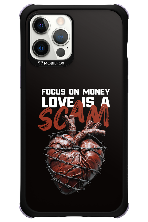 Focus on money, love is a scam - Apple iPhone 12 Pro Max