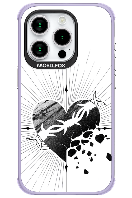 Fekete Szív 2.0 - Apple iPhone 15 Pro