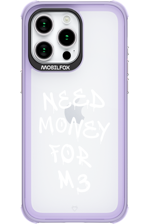 Need M3 Transparent White - Apple iPhone 15 Pro Max