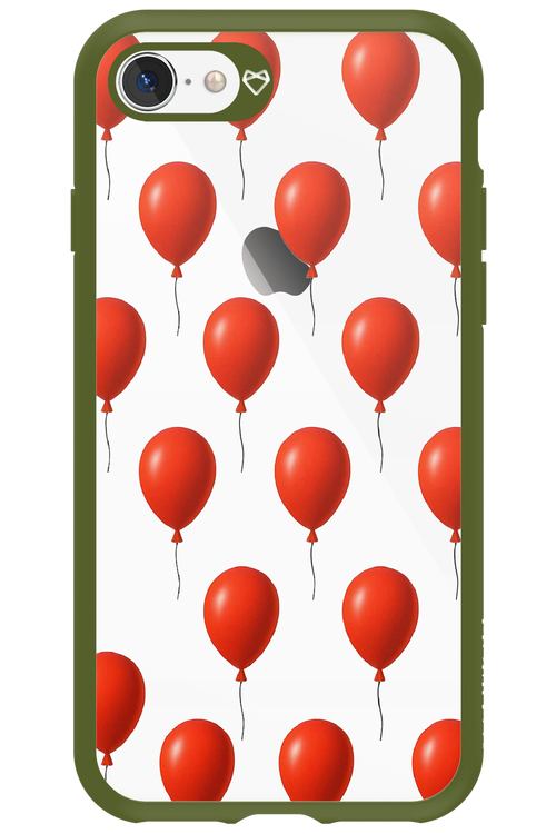 Red Balloons - Apple iPhone 8
