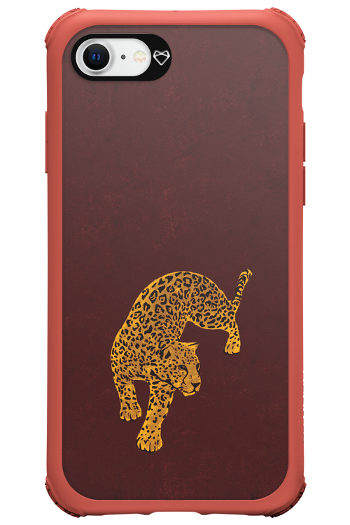 Burgundy Leopard - Apple iPhone SE 2022