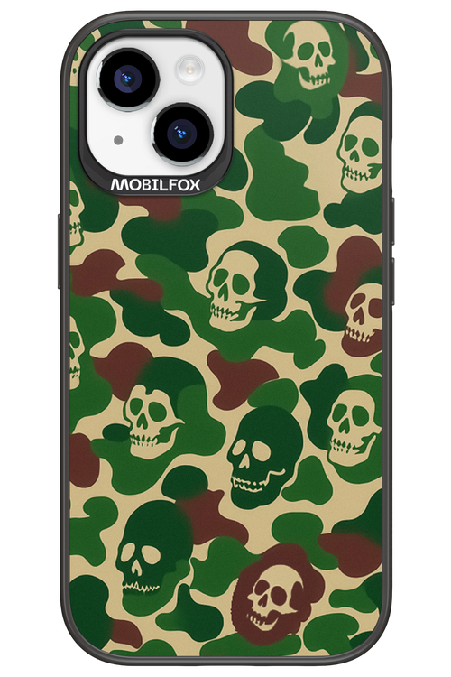 Camo Skull - Apple iPhone 15