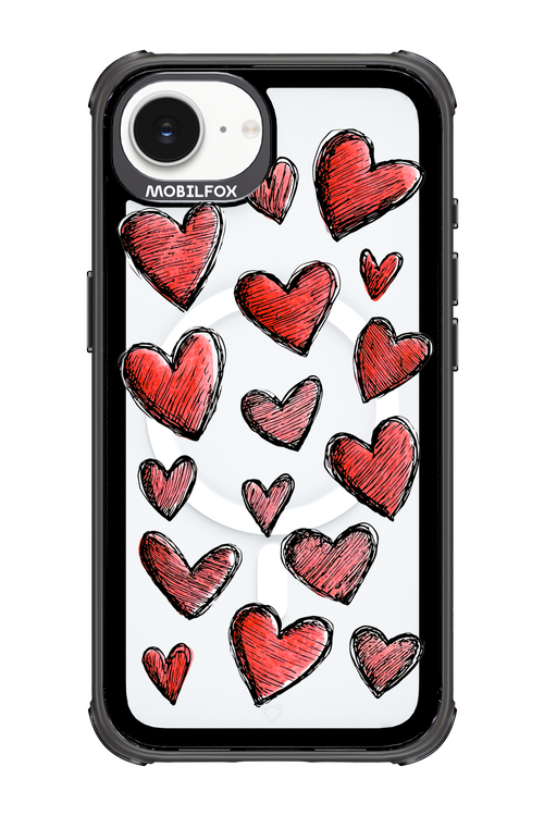Red Love Transparent 2.0 - Apple iPhone 16e