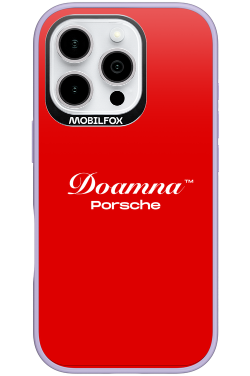 Doamna Porsche (red) - Apple iPhone 16 Pro