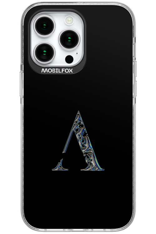 ⁠ ⁠Azteca A Chrome Logo - Apple iPhone 15 Pro Max