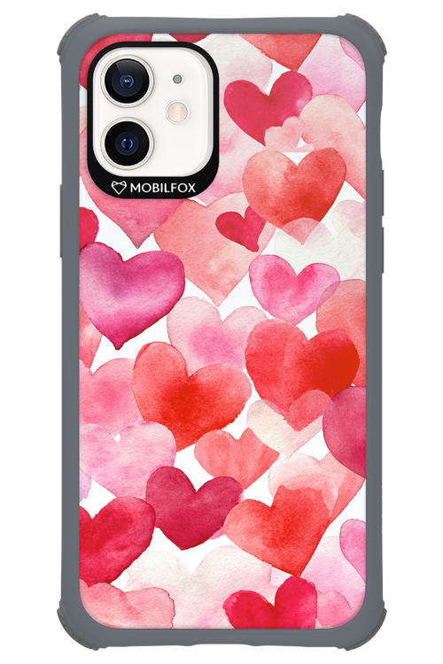 Water Painted Heart - Apple iPhone 12