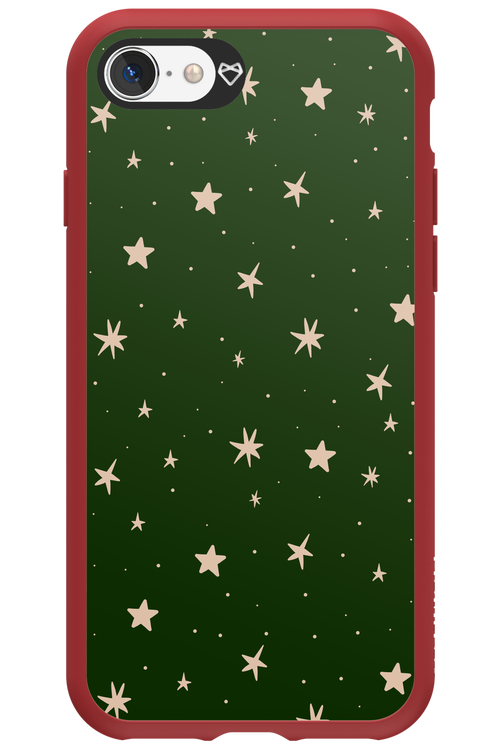 Forest Green Stars - Apple iPhone SE 2022