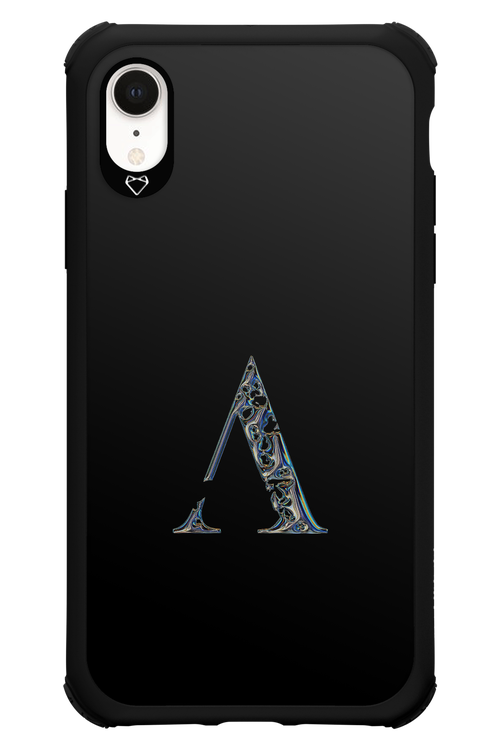 ⁠ ⁠Azteca A Chrome Logo - Apple iPhone XR