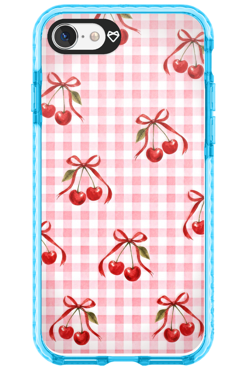 Pink Cherry Checked 2.0 - Apple iPhone SE 2020