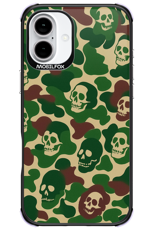 Camo Skull - Apple iPhone 16 Plus