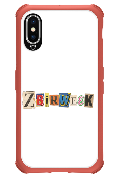 Zbirweek (white) 2.0 - Apple iPhone XS