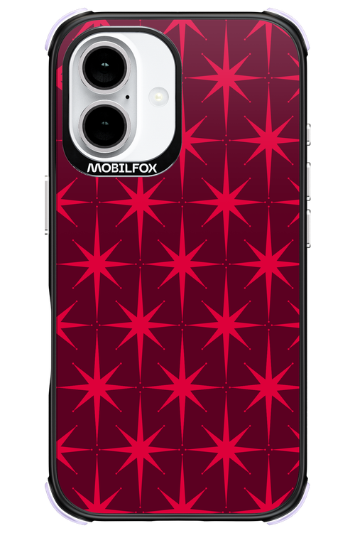 Burgundy Starss - Apple iPhone 16