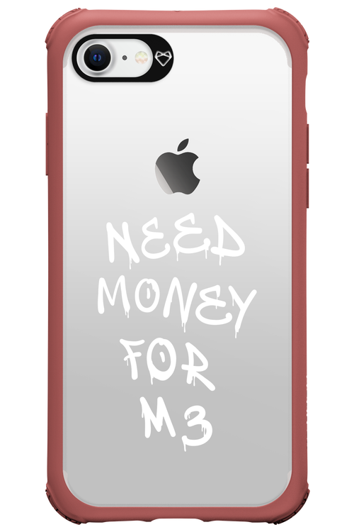 Need M3 Transparent White - Apple iPhone 7