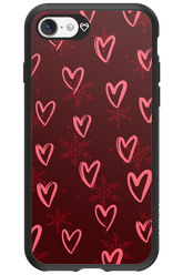 Christmas Hearts - Apple iPhone 7