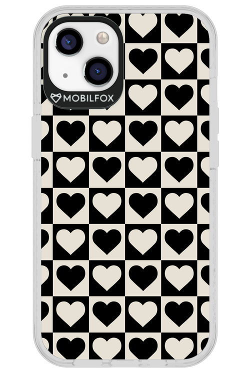 Checkered Heart - Apple iPhone 13