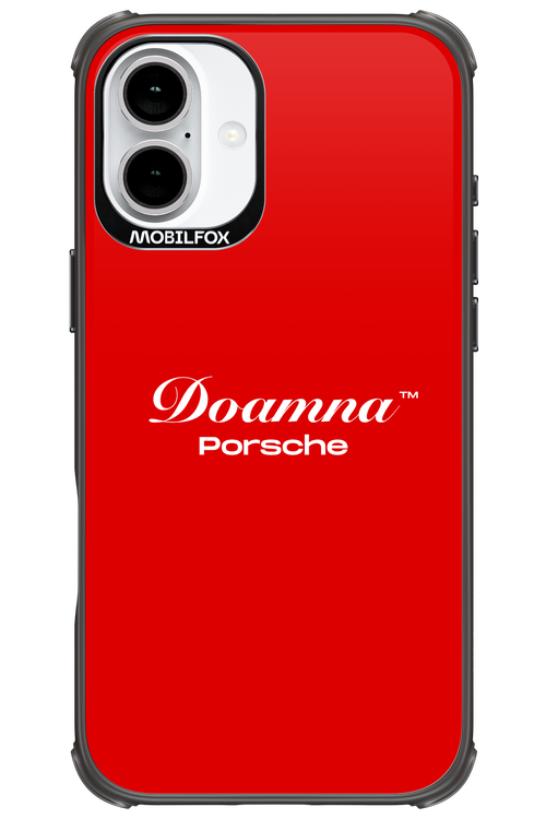 Doamna Porsche (red) - Apple iPhone 16 Plus