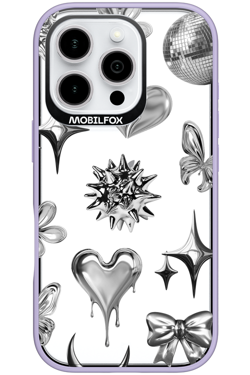 Silver Zone Transparent - Apple iPhone 16 Pro