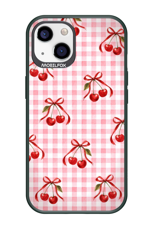 Pink Cherry Checked 2.0 - Apple iPhone 13