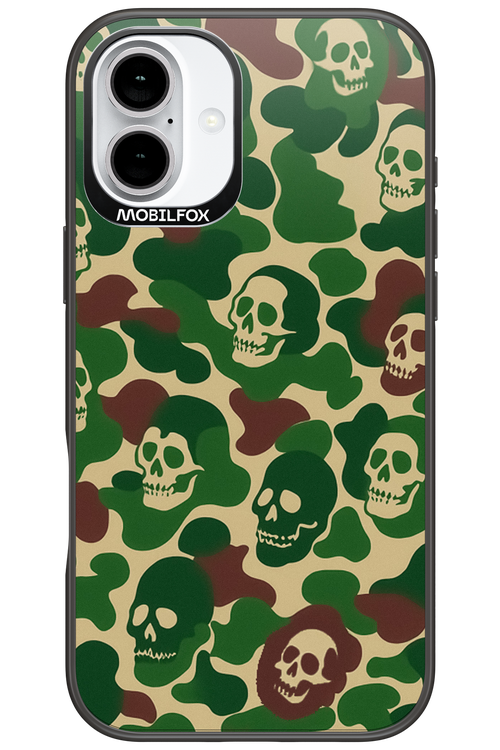 Camo Skull - Apple iPhone 16 Plus