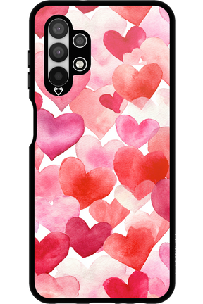 Water Painted Heart - Samsung Galaxy A13 4G