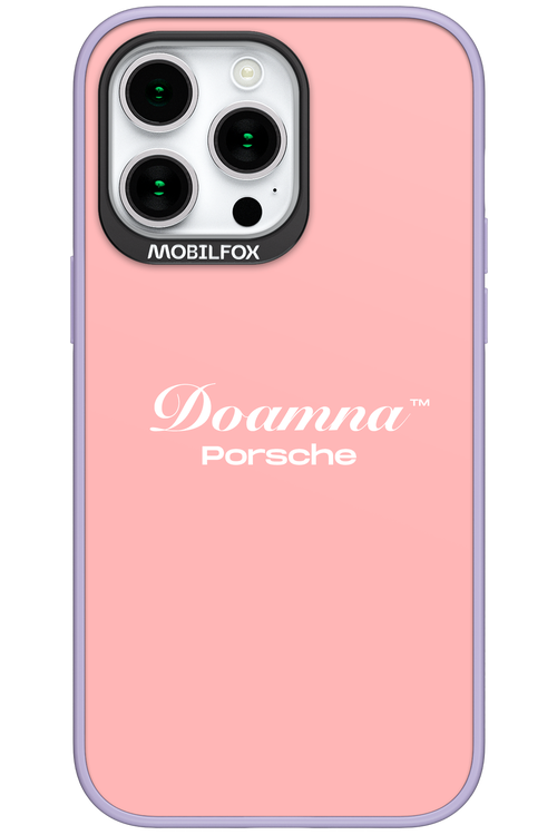 Doamna Porsche (pink) - Apple iPhone 15 Pro Max