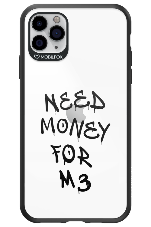 Need M3 Transparent Black - Apple iPhone 11 Pro Max