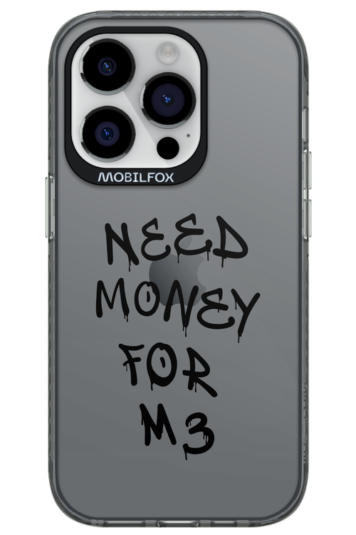 Need M3 Transparent Black - Apple iPhone 14 Pro