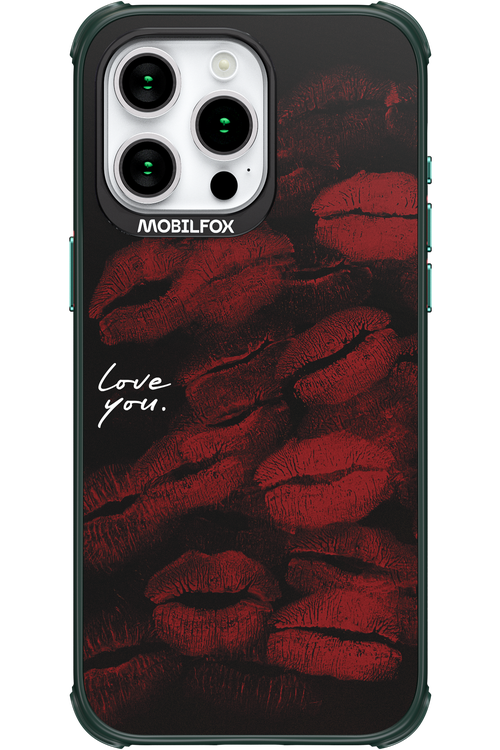LOVE U BLACK 2.0 - Apple iPhone 15 Pro Max