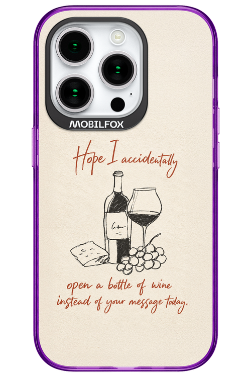Bottle of wine 2.0 - Apple iPhone 15 Pro