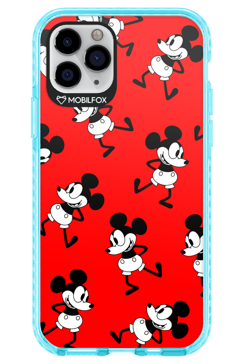 Iconic Mouse (red pattern) - Apple iPhone 11 Pro