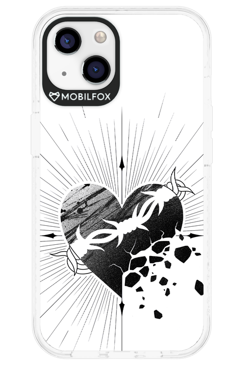 Fekete Szív - Apple iPhone 13