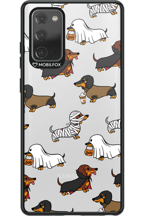 Scary Dachshund (Transparent) - Samsung Galaxy Note 20