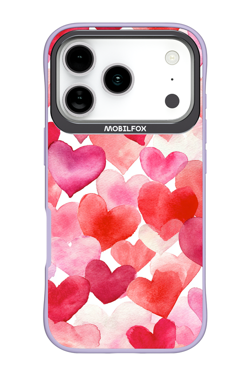 Water Painted Heart - Apple iPhone 17 Pro