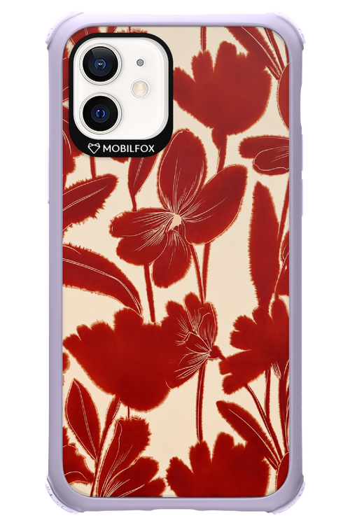 Burgundy Flowers 2.0 - Apple iPhone 12
