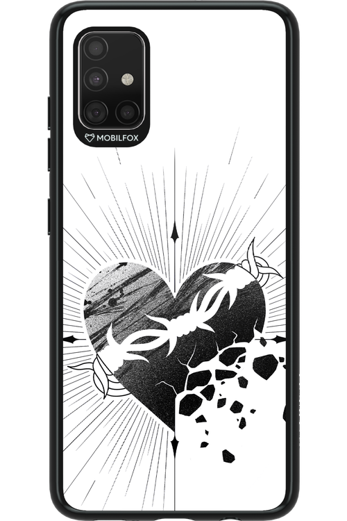 Fekete Szív 2.0 - Samsung Galaxy A51