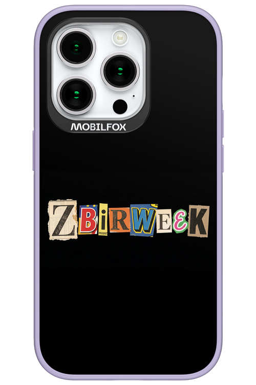 Zbirweek (black) 2.0 - Apple iPhone 15 Pro