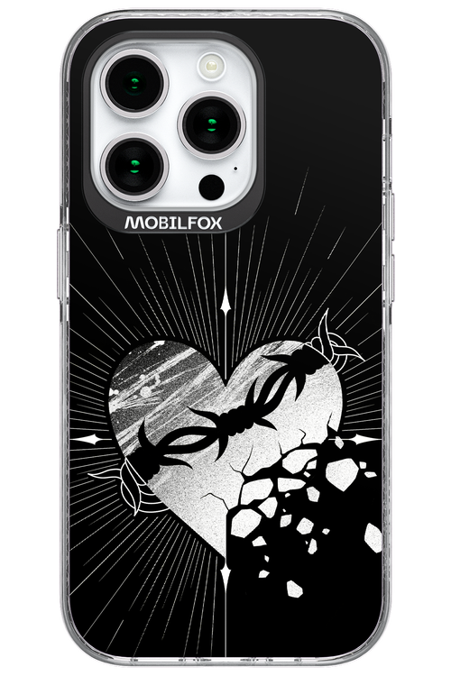 Fehér Szív - Apple iPhone 15 Pro