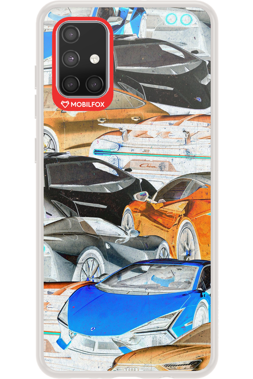 Car Montage Negative - Samsung Galaxy A71
