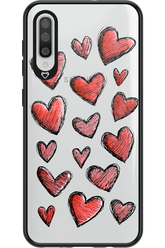 Red Love Transparent 2.0 - Samsung Galaxy A50