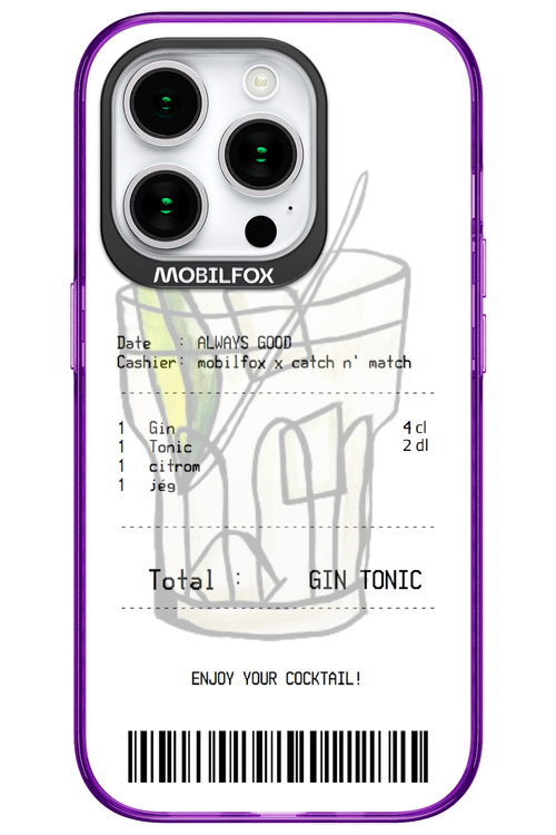 gin tonic - Apple iPhone 15 Pro