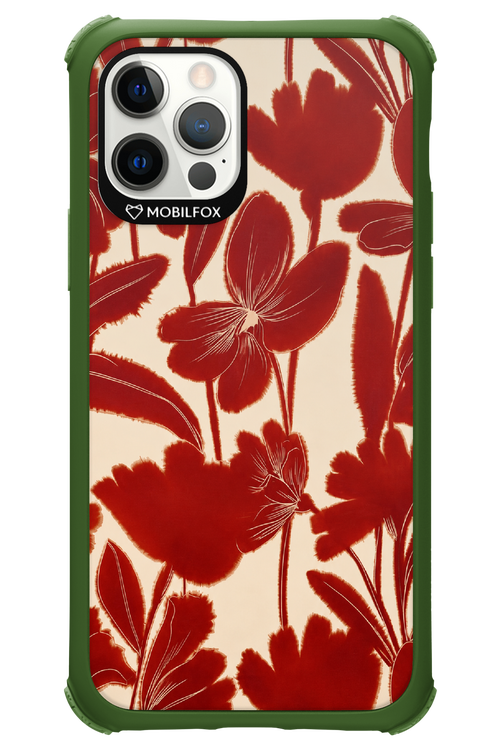 Burgundy Flowers 2.0 - Apple iPhone 12 Pro