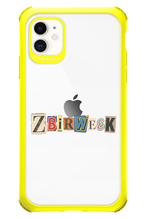 Zbirweek (transparent) 2.0 - Apple iPhone 11
