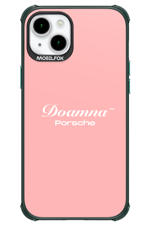 Doamna Porsche (pink) - Apple iPhone 15 Plus