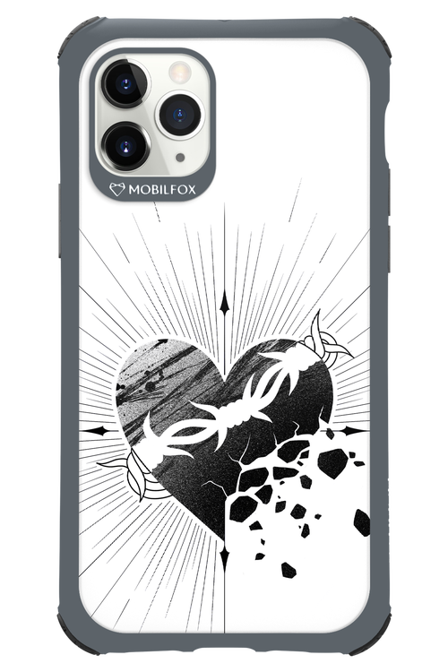 Fekete Szív - Apple iPhone 11 Pro
