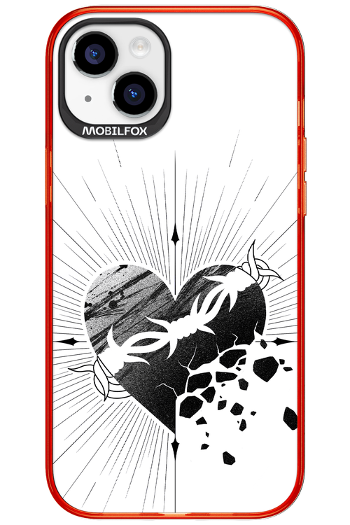 Fekete Szív 2.0 - Apple iPhone 15 Plus