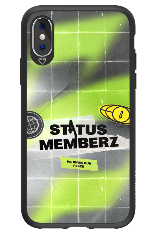Status Memberz - Apple iPhone X