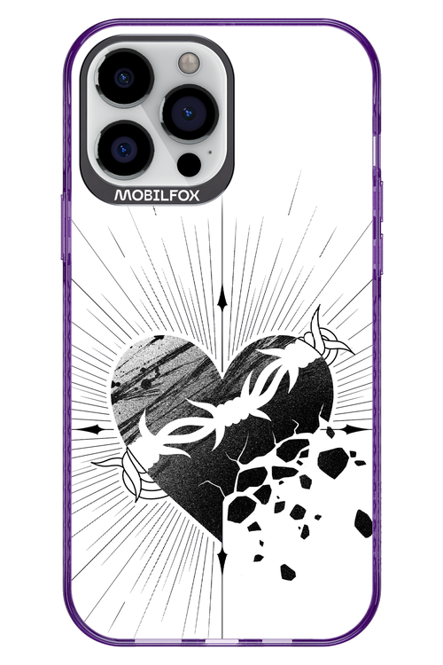 Fekete Szív - Apple iPhone 13 Pro Max