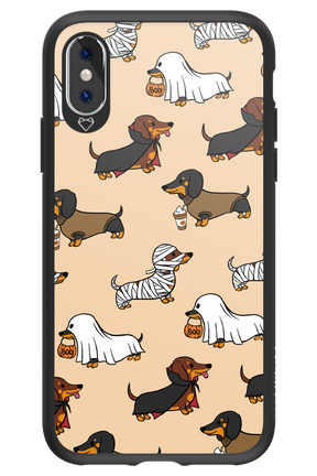 Scary Dachshund - Apple iPhone XS