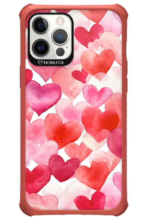 Water Painted Heart 2.0 - Apple iPhone 12 Pro Max