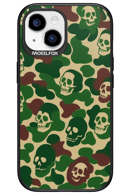 Camo Skull - Apple iPhone 15
